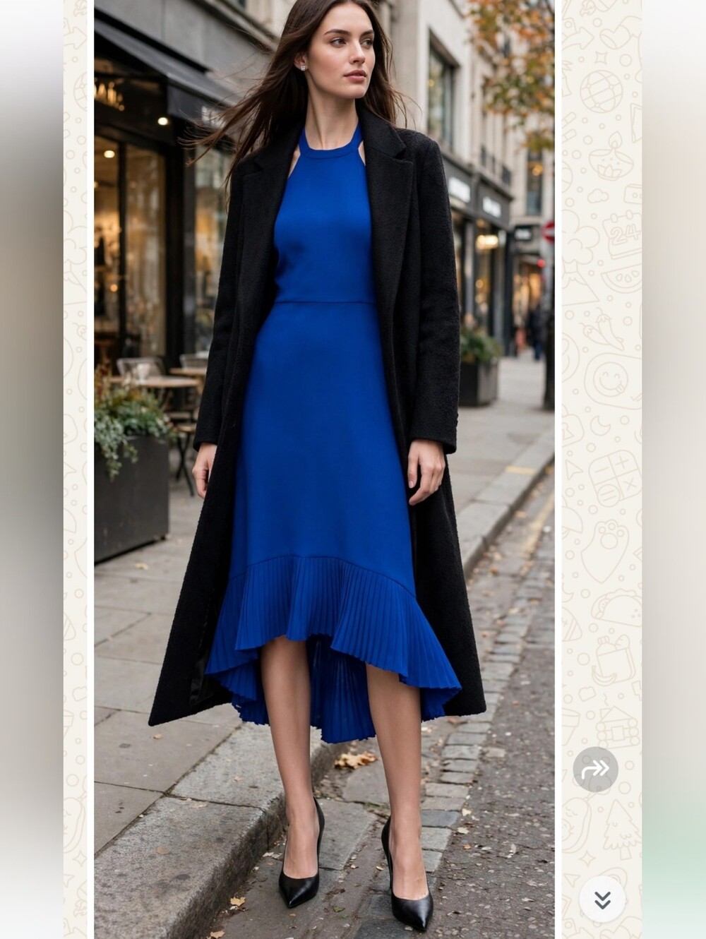 Kenzie Pleated Midi Dress